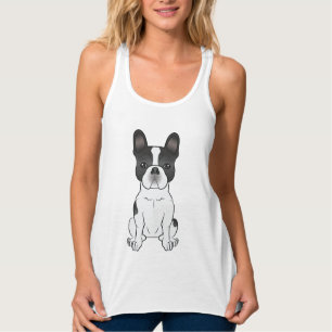 Schwarzer Schecke Französische Bulldogge / süßer H Tank Top