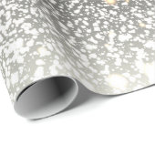 Schwarzer Schein, der Geschenk-Papier einwickelt Geschenkpapier (Rolleneckpunkt)