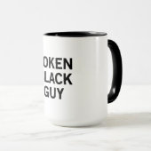 Schwarzer ScheinTyp Tasse (VorderseiteRechts)