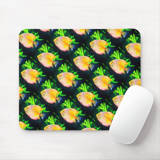 Schwarzer Schellfisch Mousepad (Mit Mouse)