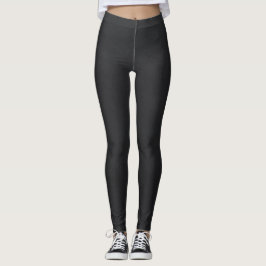 Schwarzer Schiefer Leggings