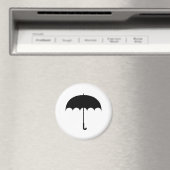 Schwarzer Schirm Magnet (In Situ (Geschirrspüler))