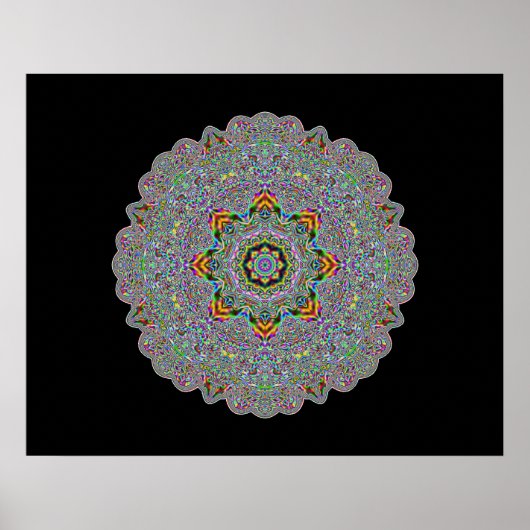 Schwarzer Schlag Poster (Vorne)