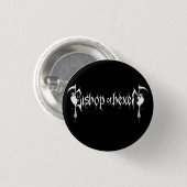 schwarzer schlechter Knopf Button (Vorne & Hinten)