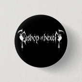 schwarzer schlechter Knopf Button (Vorderseite)