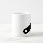 Schwarzer Schlüssel Kaffeetasse (Mittel)
