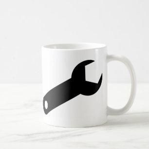 Schwarzer Schlüssel Kaffeetasse