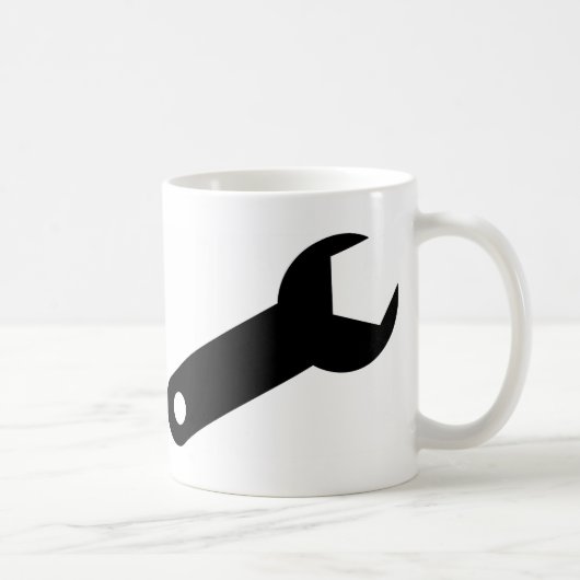 Schwarzer Schlüssel Kaffeetasse (Rechts)