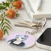 Schwarzer Schlüsselanhänger (Vorderseite rechts)