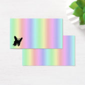 Schwarzer Schmetterling auf Regenbogen (Schreibtisch)