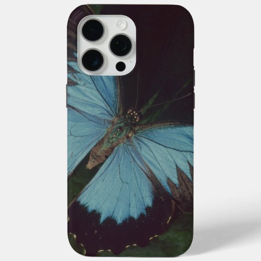Schwarzer Schmetterling Case-Mate iPhone Hülle (Rückseite)