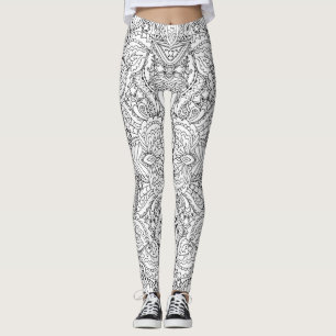 Schwarzer Schmetterling Leggings