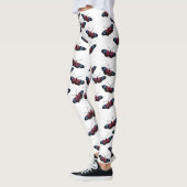 Schwarzer Schmetterling Leggings (Links)