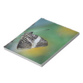 Schwarzer Schmetterling Notizblock (Rotiert)