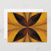 Schwarzer Schmetterling Postkarte (Vorne/Hinten)