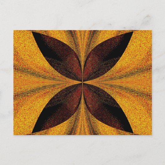 Schwarzer Schmetterling Postkarte (Vorderseite)