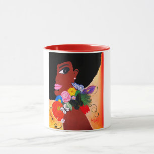 Schwarzer Schmetterling - Tasse