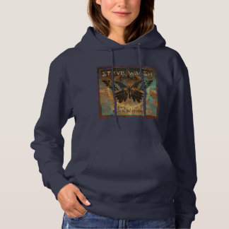 Schwarzer SchmetterlingHoodie, Frauen Hoodie