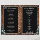 Schwarzer Schneewald und Waldkiefer (Rückseite)