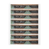 Schwarzer Schneewald & Waldkiefern - glückliche Fe (Bogen)