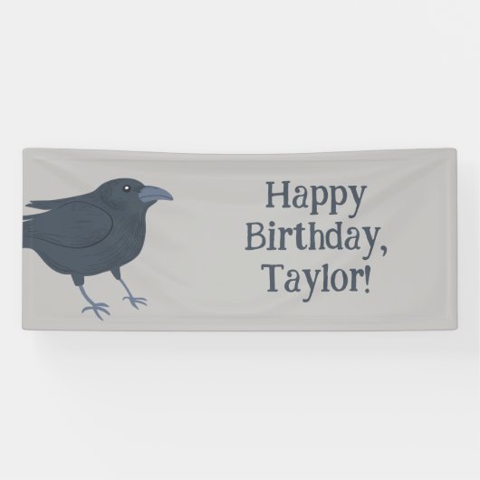 Schwarzer Schnitt auf grauem Personalisiert Banner (Horizontal)