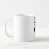 Schwarzer Schnitt Kaffeetasse (Links)