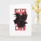 Schwarzer Schnitt Karte (Gelbe Blume)