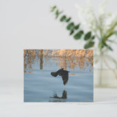 Schwarzer Schnitt Postkarte (Stehend Vorderseite)