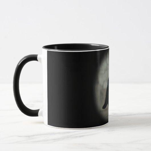 Schwarzer Schnitt Tasse (Links)