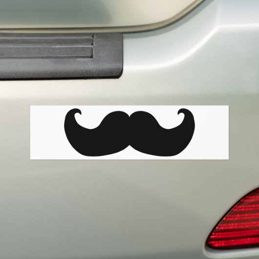 Schwarzer Schnurrbart Autoaufkleber (Auf Auto)