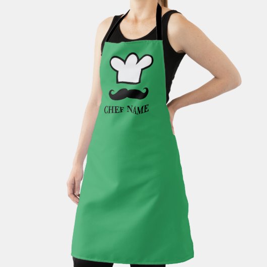 Schwarzer Schnurrbart GRILLEN Koch Schürze für Män (InSitu)