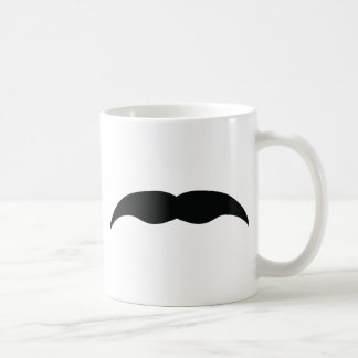 schwarzer Schnurrbart Kaffeetasse