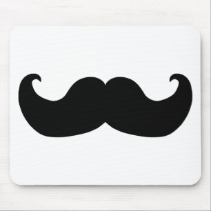 Schwarzer Schnurrbart Mousepad
