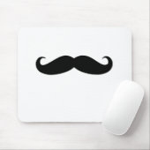 Schwarzer Schnurrbart oder schwarzer Schnurrbart Mousepad (Mit Mouse)
