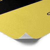 Schwarzer Schnurrbart, Preisliste für Männer Poster (Ecke)