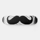 Schwarzer Schnurrbart Skateboard (Horizontal)