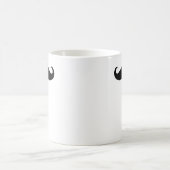 Schwarzer Schnurrbart-Spaß für Väter Kaffeetasse (Mittel)
