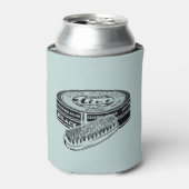 Schwarzer Schuhpolster Dosenkühler (Kanne Vorderseite)