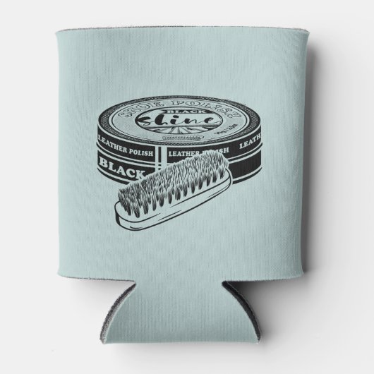 Schwarzer Schuhpolster Dosenkühler (Vorderseite)