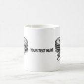 Schwarzer Schuhpolster Kaffeetasse (Mittel)