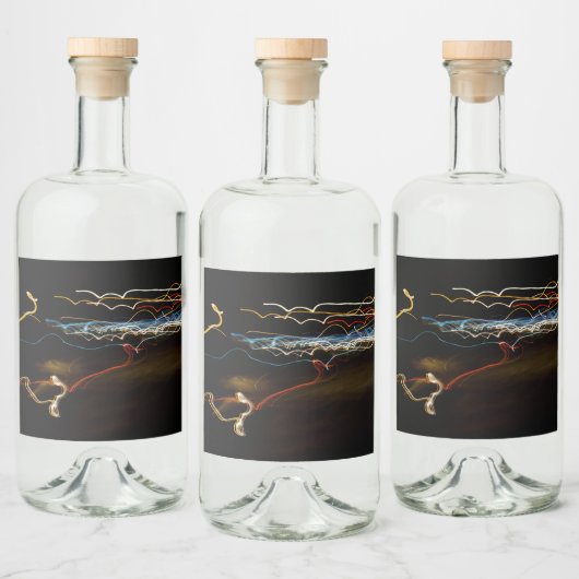 Schwarzer Schütze Alkoholflaschenetikett (Flaschen)