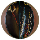Schwarzer Schütze Basketball (Vertikal)