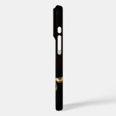 Schwarzer Schütze Case-Mate iPhone Hülle (Rückseite / Links)