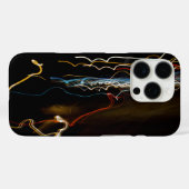 Schwarzer Schütze Case-Mate iPhone Hülle (Rückseite (Horizontal))