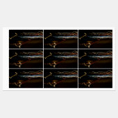 Schwarzer Schütze Etiketten (Blatt)