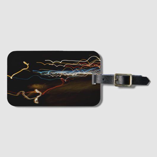 Schwarzer Schütze Gepäckanhänger (Vorderseite (Horizontal))