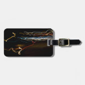 Schwarzer Schütze Gepäckanhänger (Vorderseite horizontal)