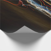 Schwarzer Schütze Geschenkpapier (Ecke)