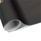 Schwarzer Schütze Geschenkpapier (Rolleneckpunkt)