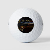 Schwarzer Schütze Golfball (Vorderseite)